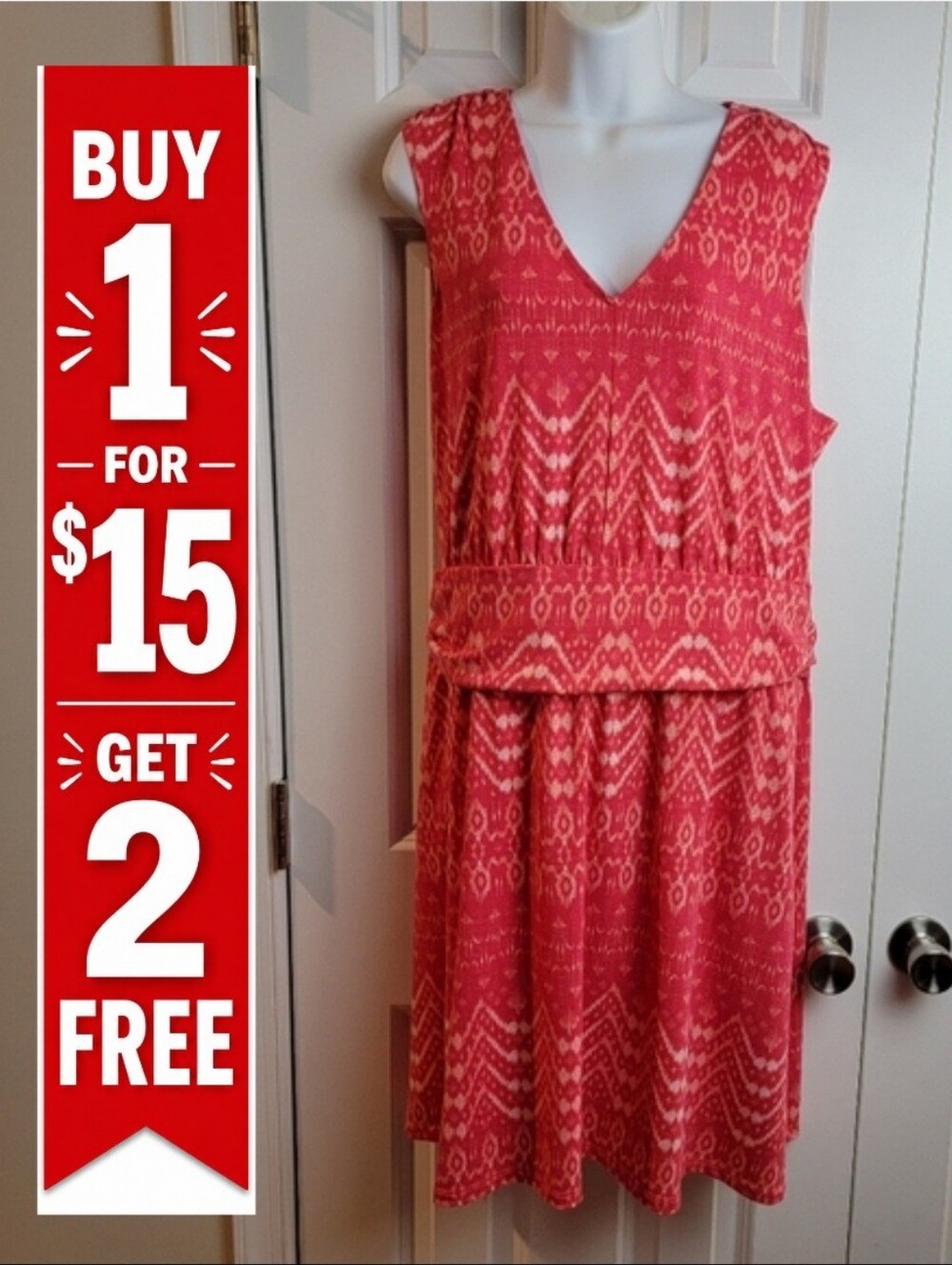 Ambernoon‎ II Coral Dress size XL (18/20)